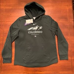 Nike Colorado Rockies Hoodie women’s Green City Connect Pullover Hoodie New L